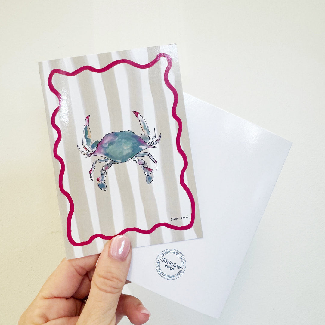 Blue Crab Notecard Set