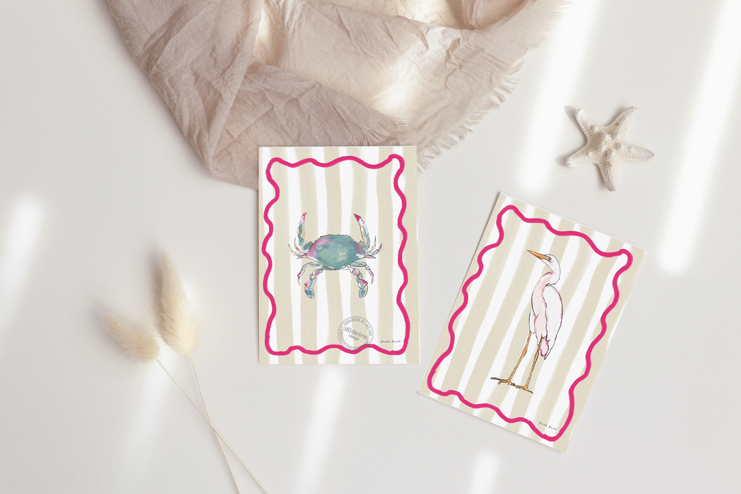 Egret Notecard Set