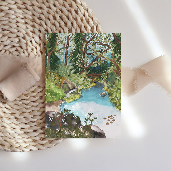 Mountain Stream Notecard Set