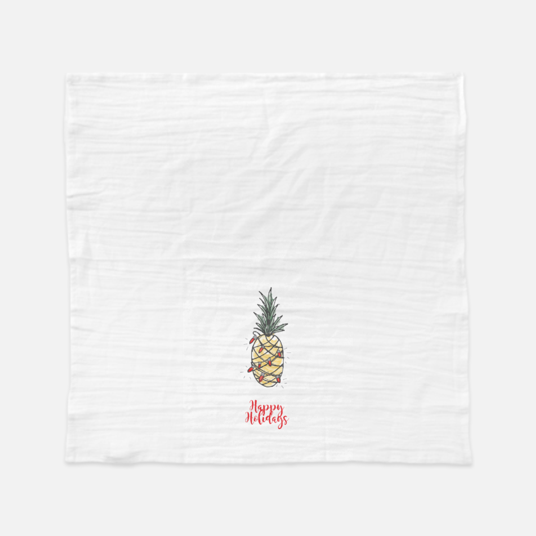 Holiday Pineapple Tea Towel