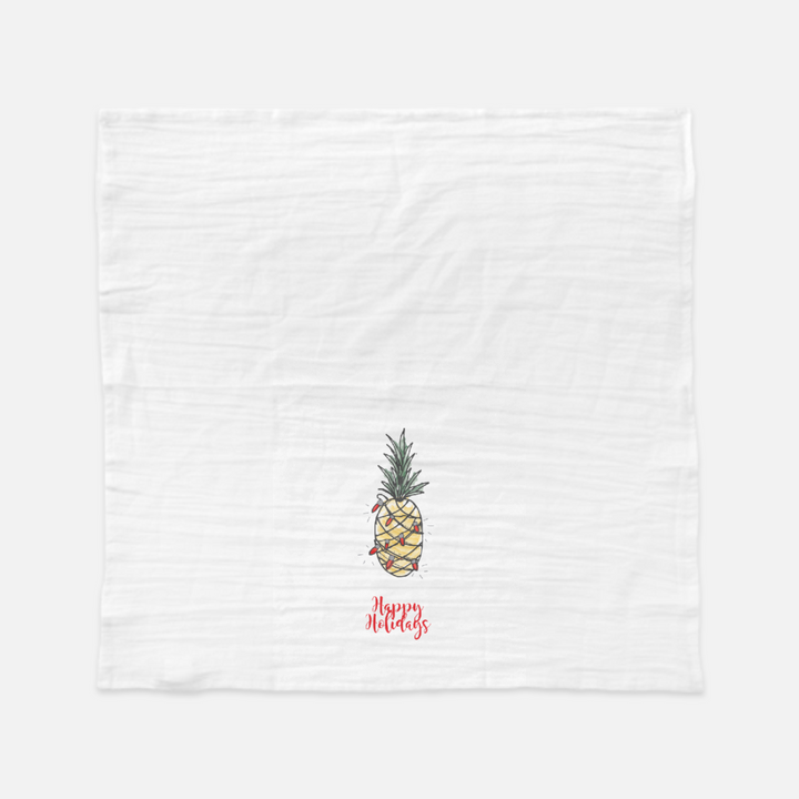 Holiday Pineapple Tea Towel