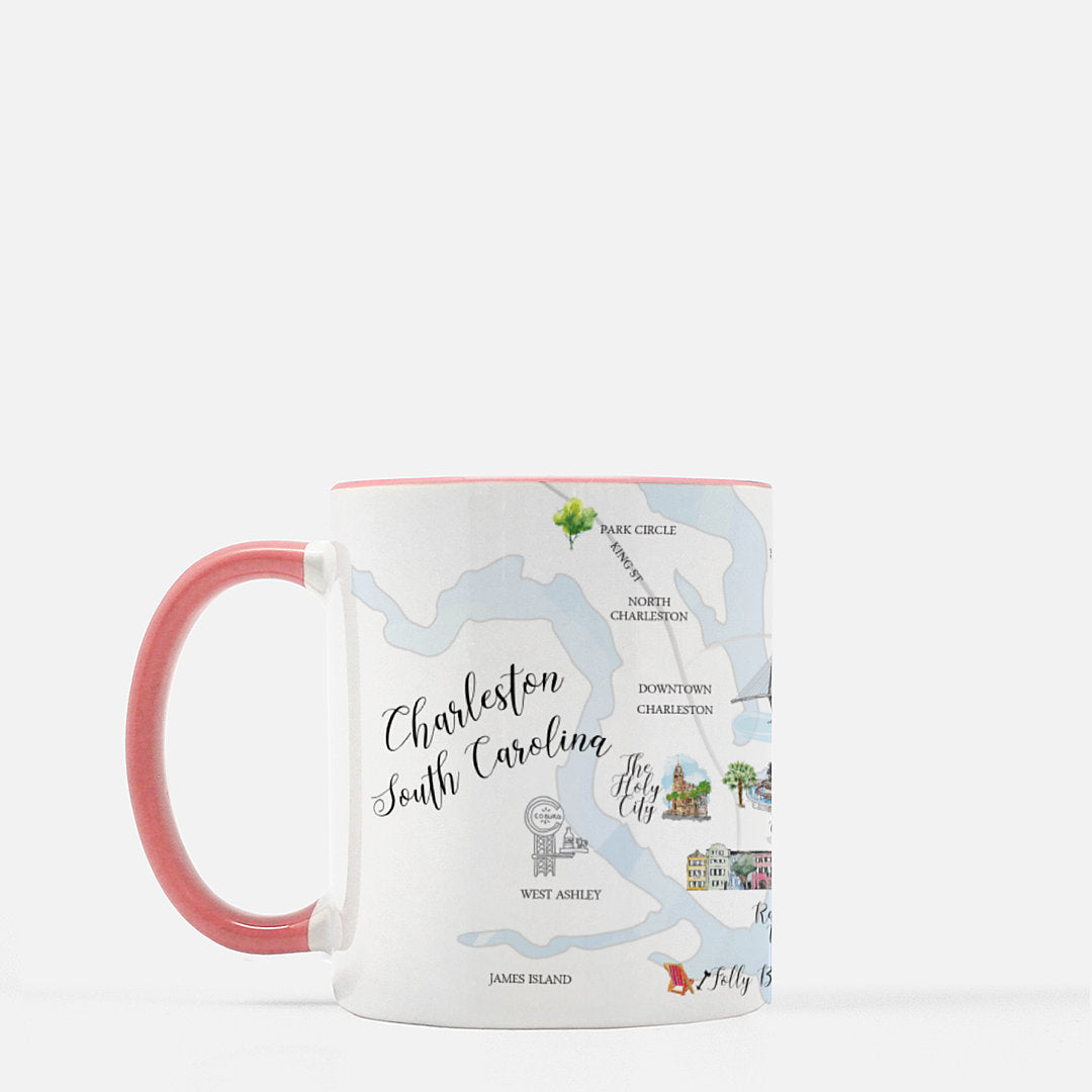 Charleston Map Mug