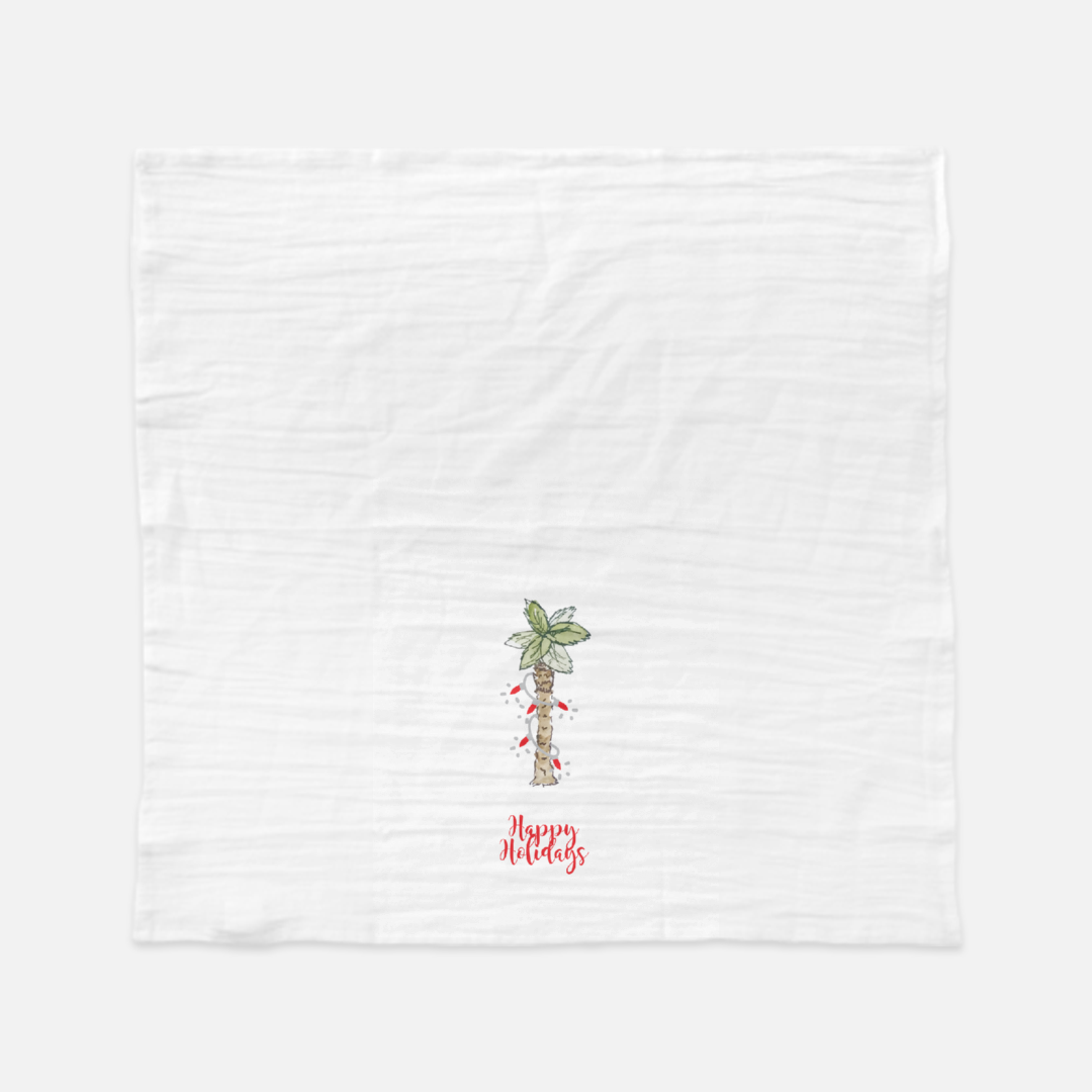 Holiday Palm Tree Tea Towel