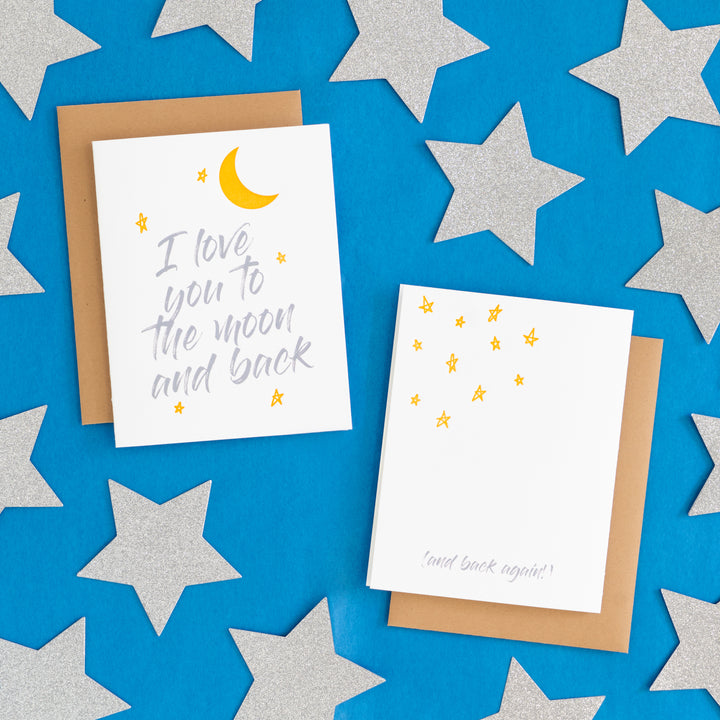 I Love You to the Moon and Back Card