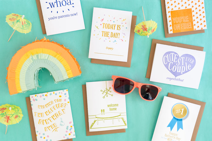 Letterpress Wedding Card