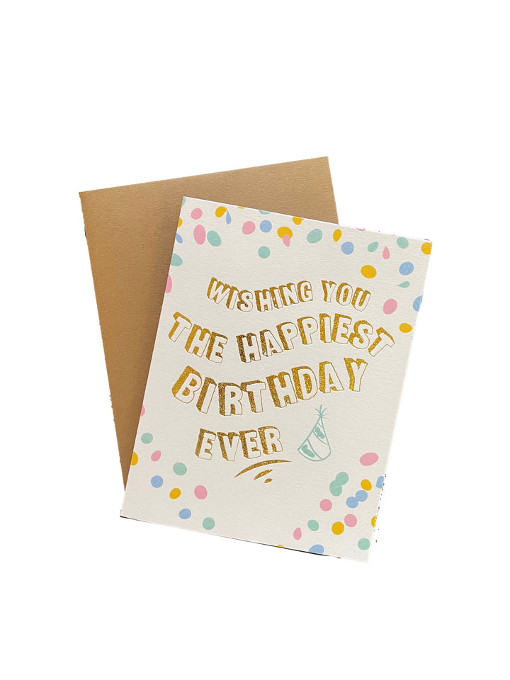 Glitter Foil Birthday Card