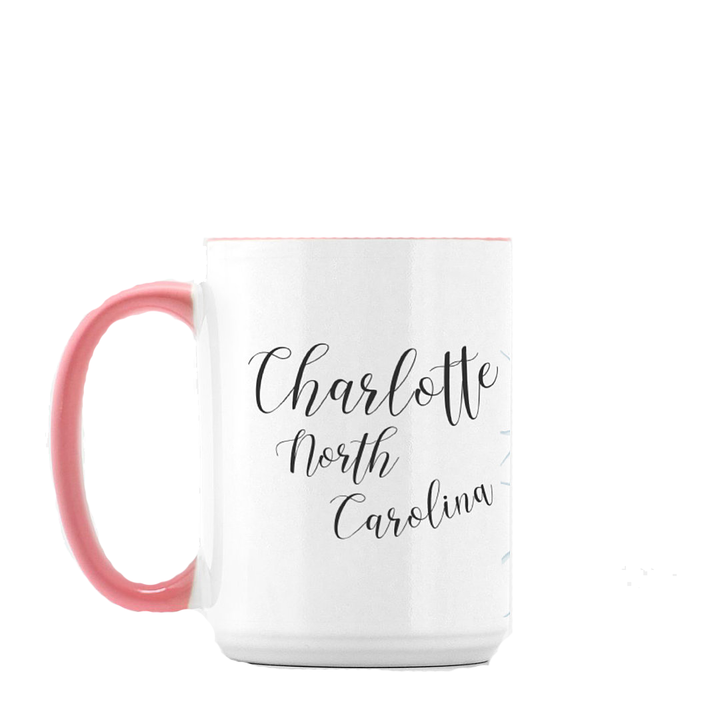 Charlotte Map Mug