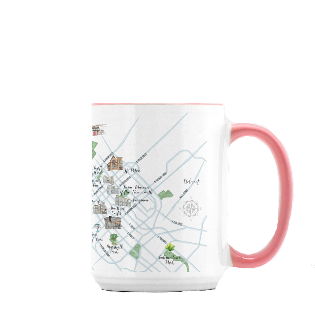 Charlotte Map Mug