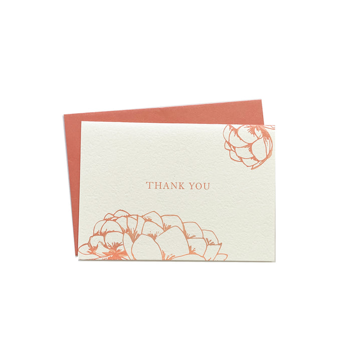 Flower Thank You Card Set