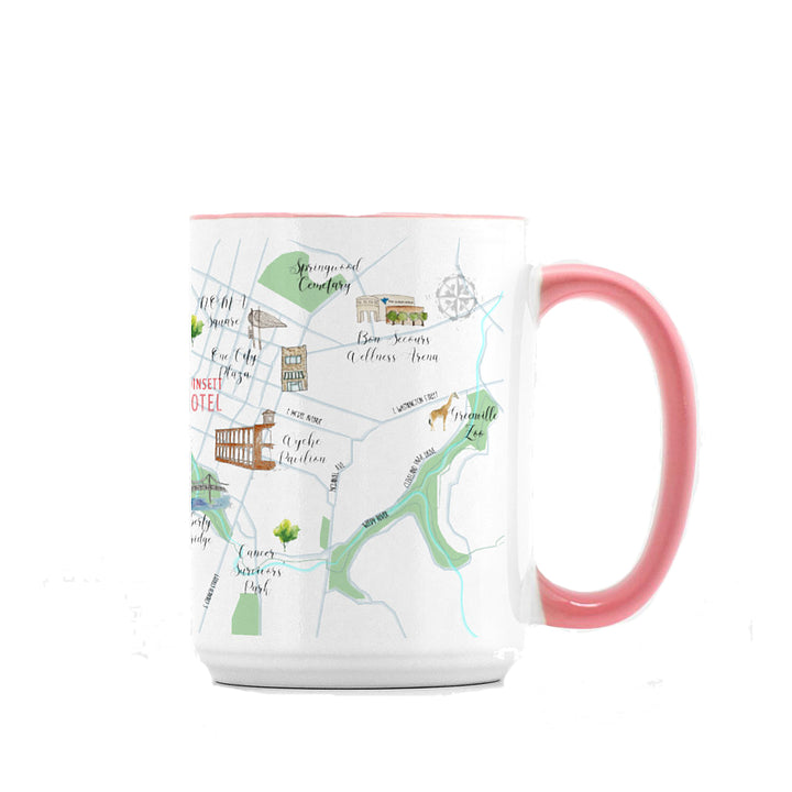 Greenville Map Mug