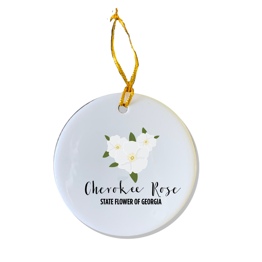 GA State Flower Ornament