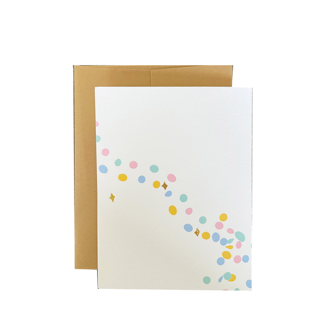 Unicorn Glitter Birthday Card