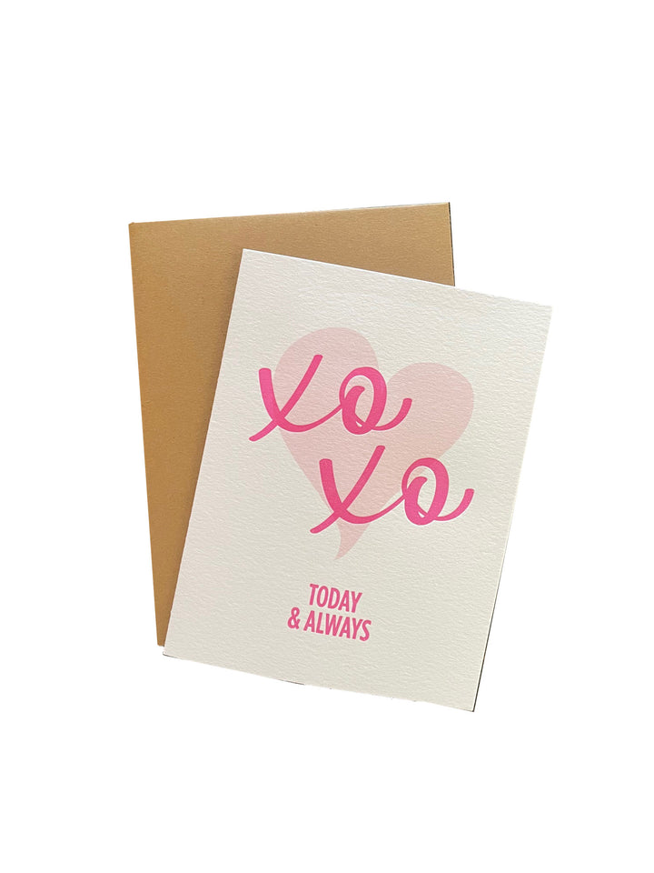 Letterpress Anniversary Card