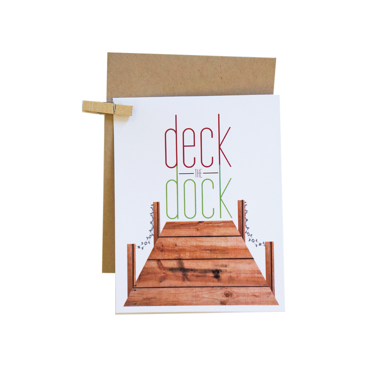 Deck the Dock Holiday Card