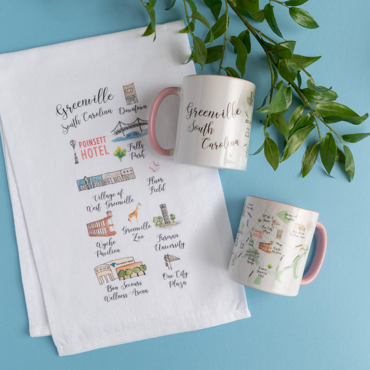 Greenville Tea Towel