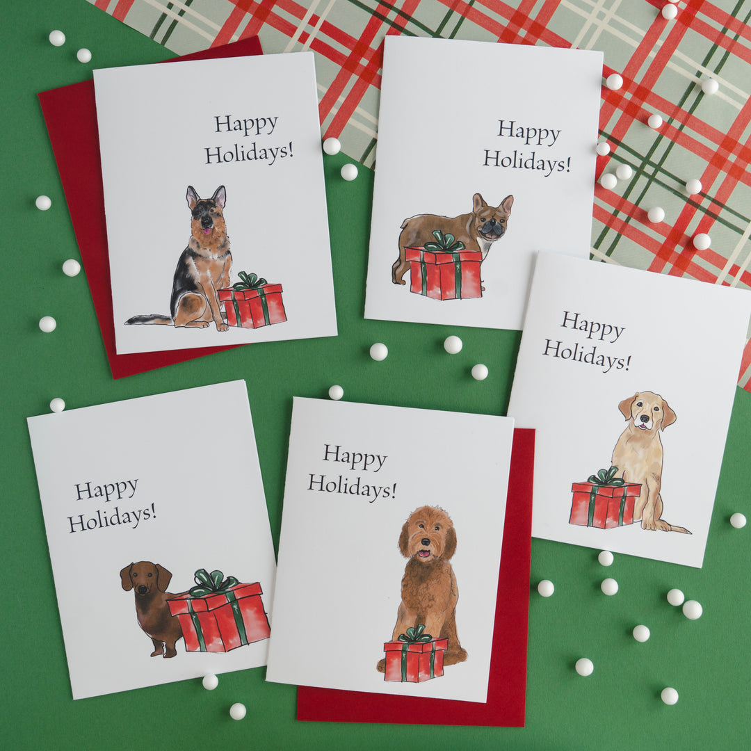 Christmas Card Dachshund