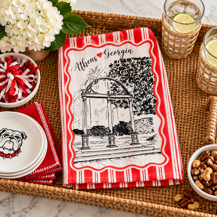 The Arch - Athens Georgia Tea Towel