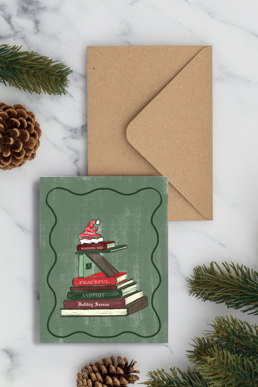 Festive Books Holiday Card
