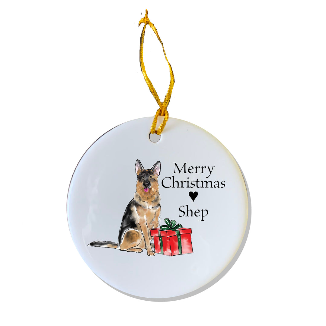 German Shepherd Ornament