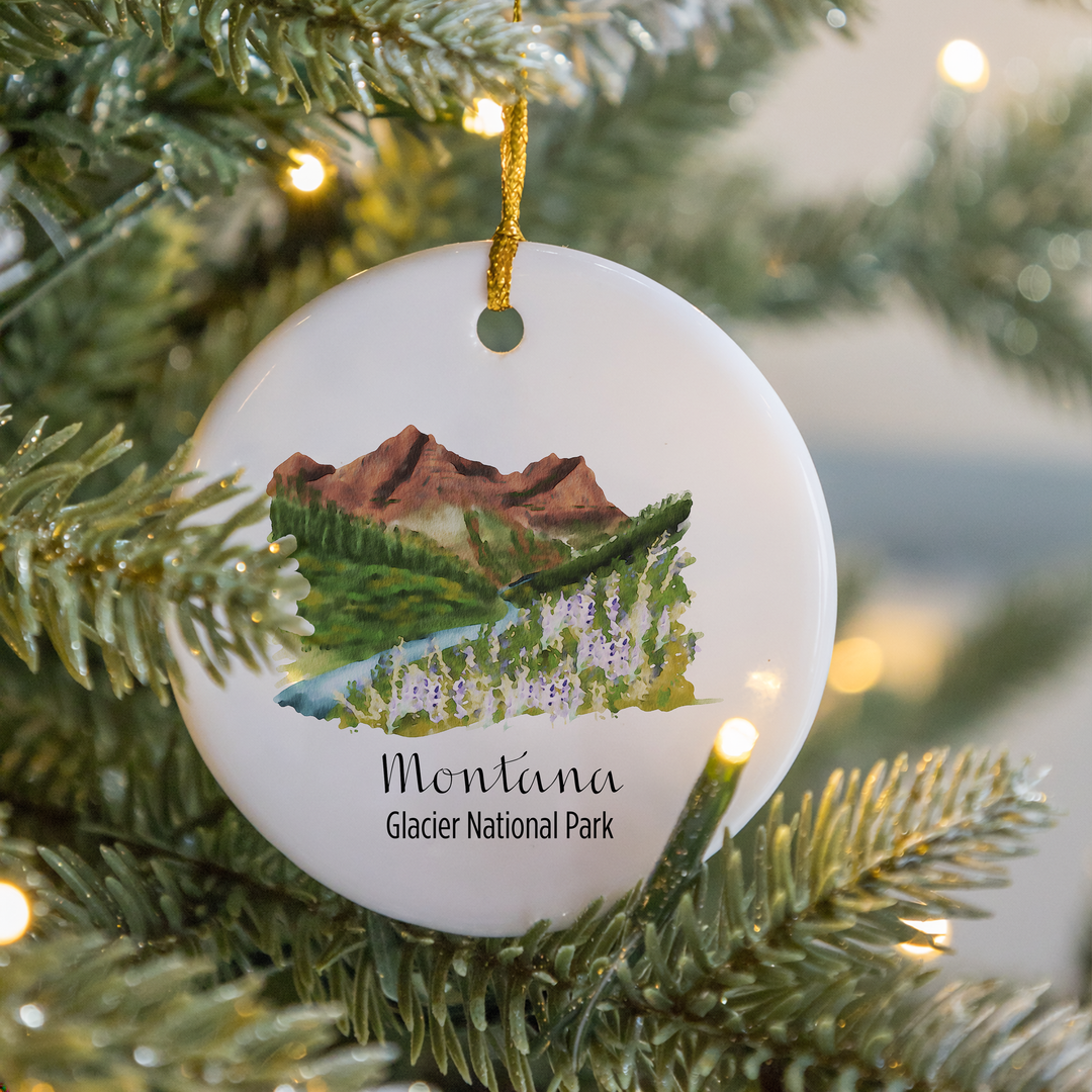 Glacier National Park Ornament