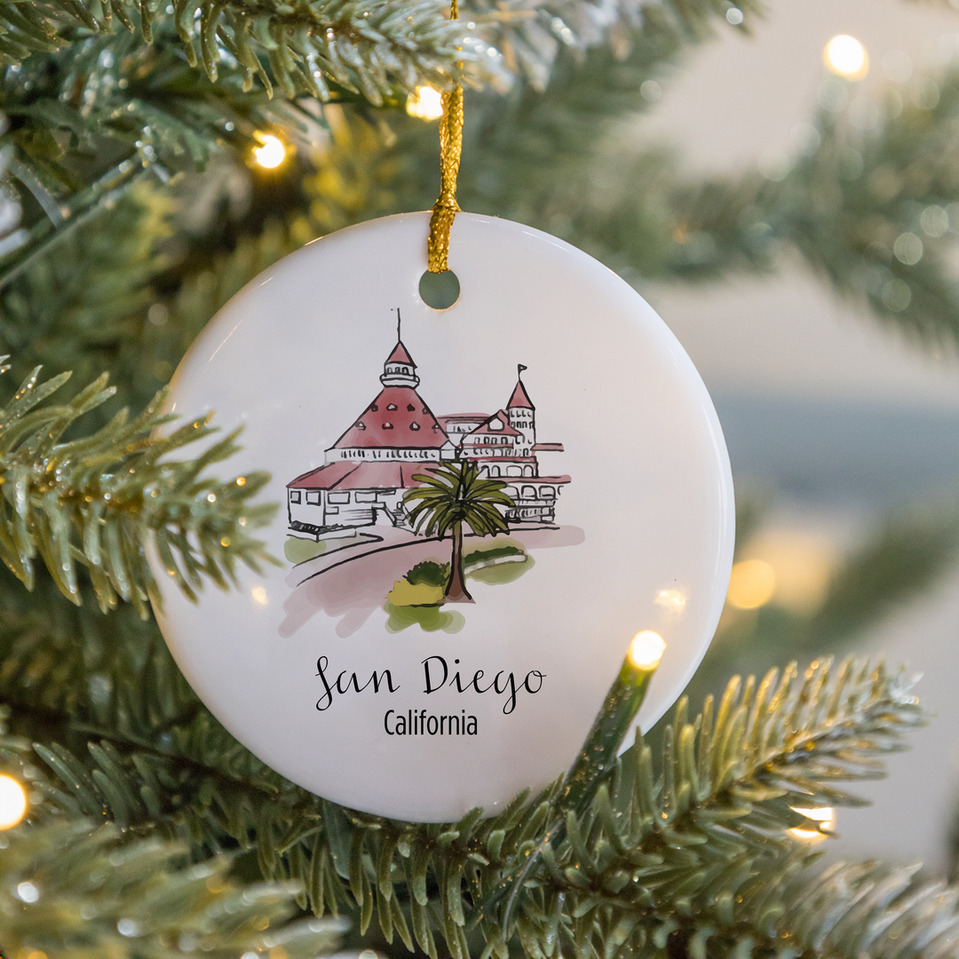 San Diego Ornament