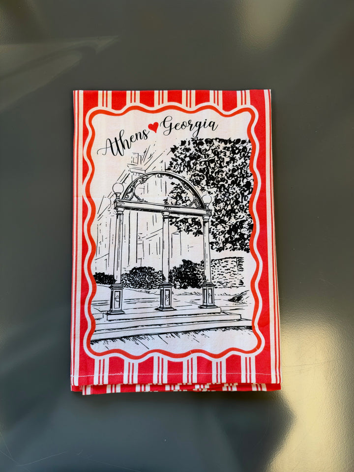 The Arch - Athens Georgia Tea Towel