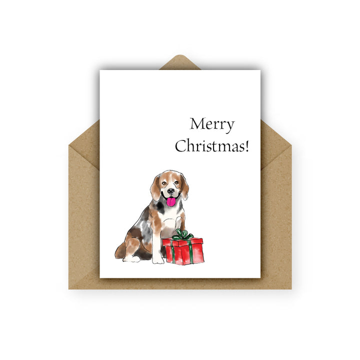 Christmas Card Beagle