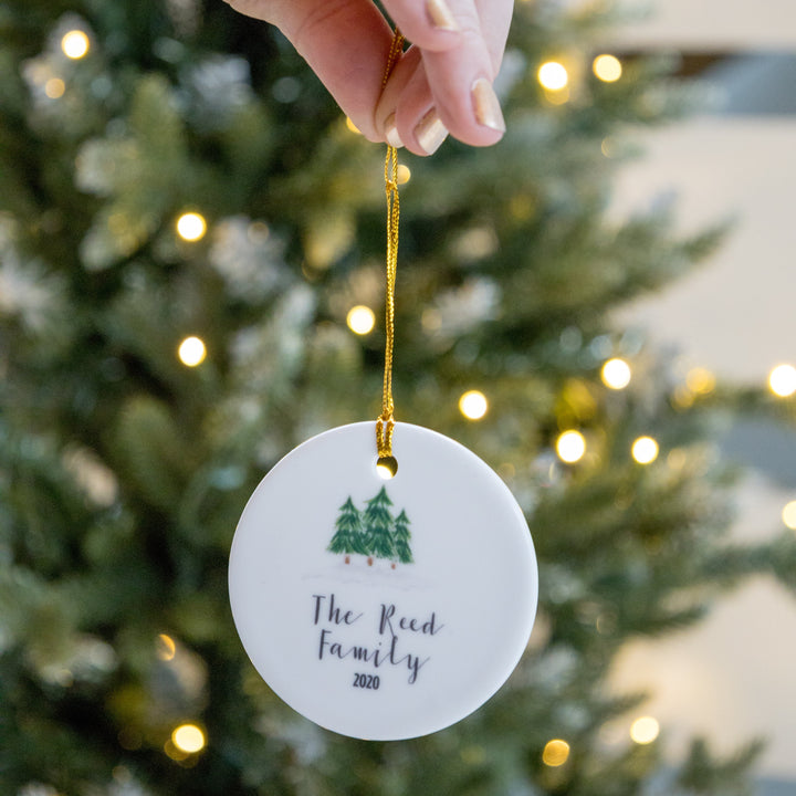Personalized Tree Ornament
