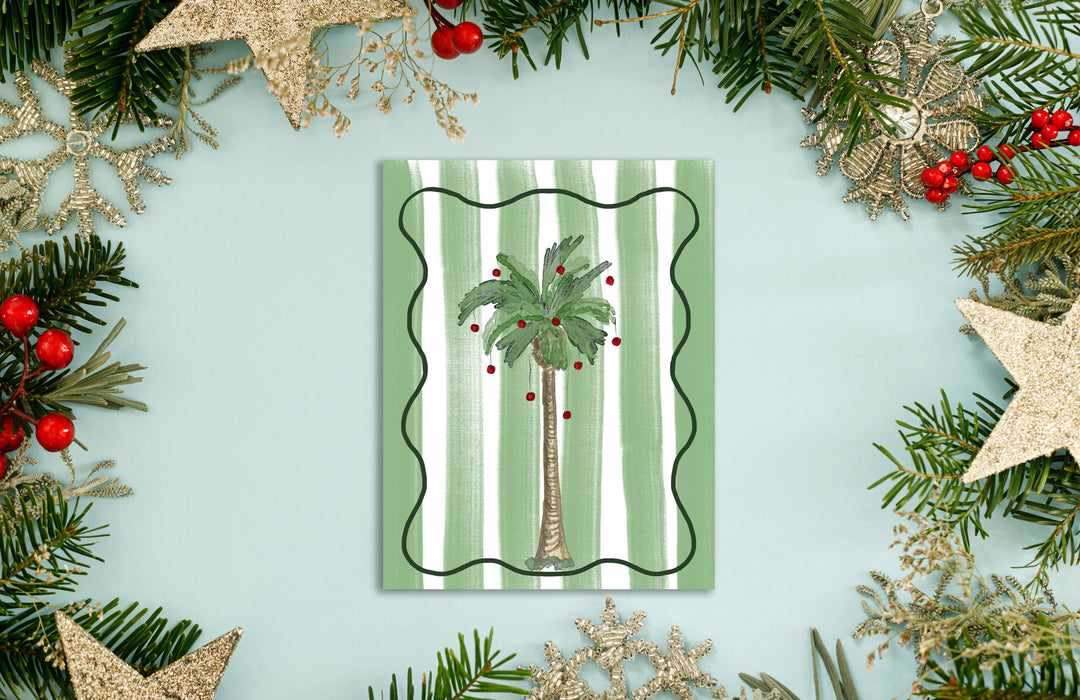 Christmas Palm Tree Notecard Set