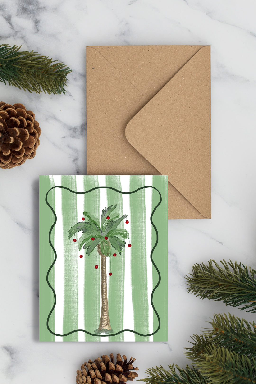 Christmas Palm Tree Notecard Set