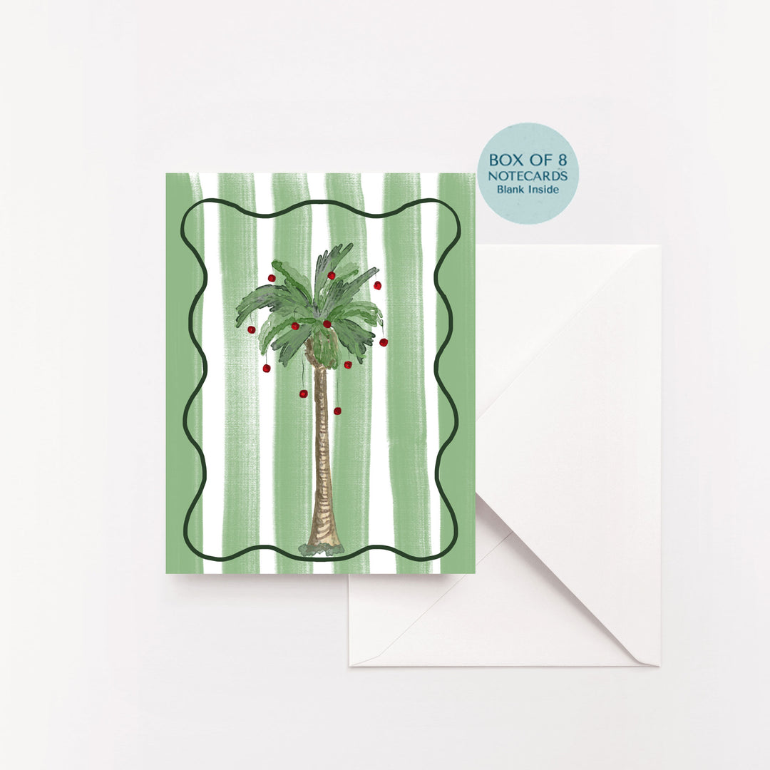 Christmas Palm Tree Notecard Set