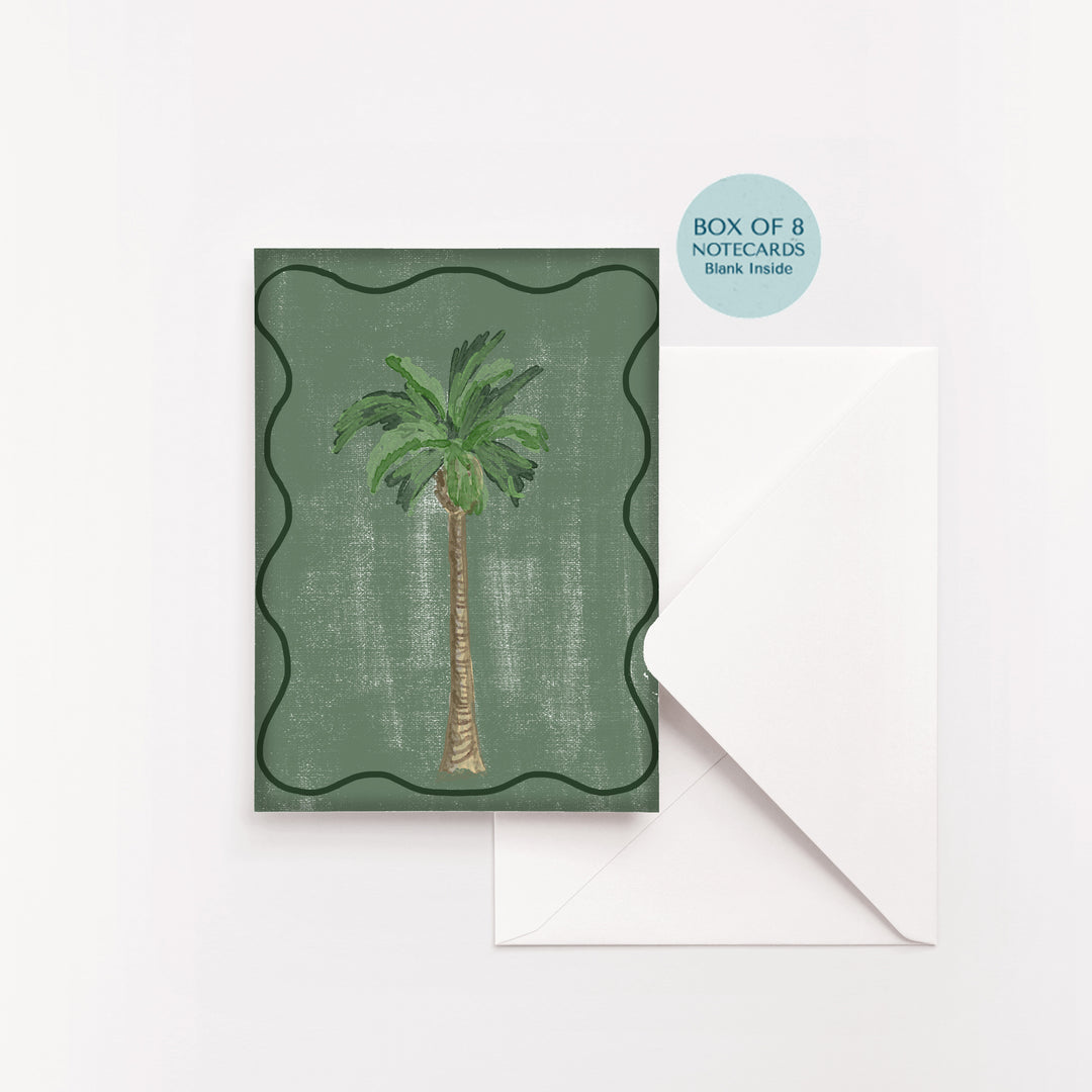Palm Tree Notecard Set