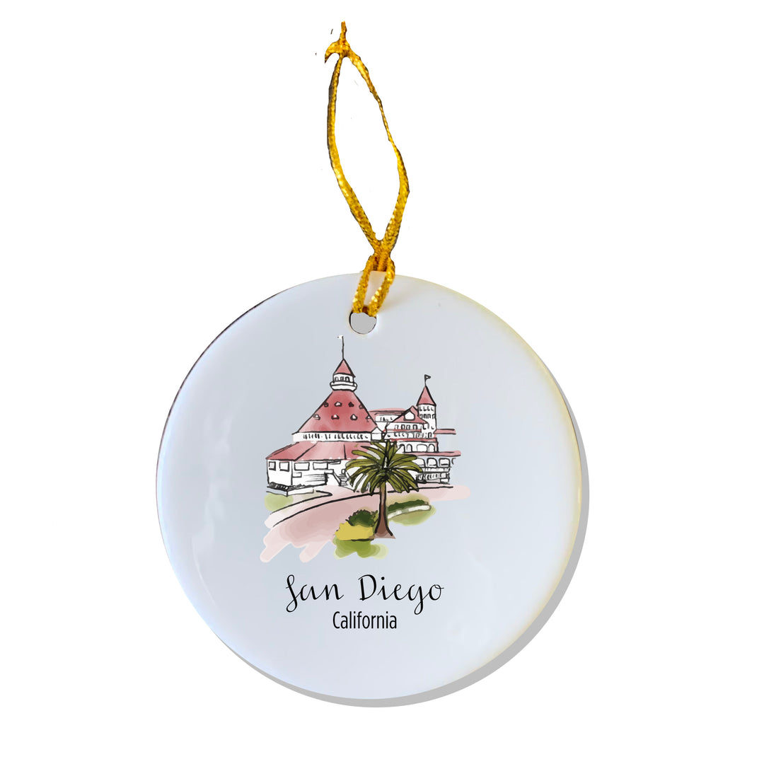 San Diego Ornament