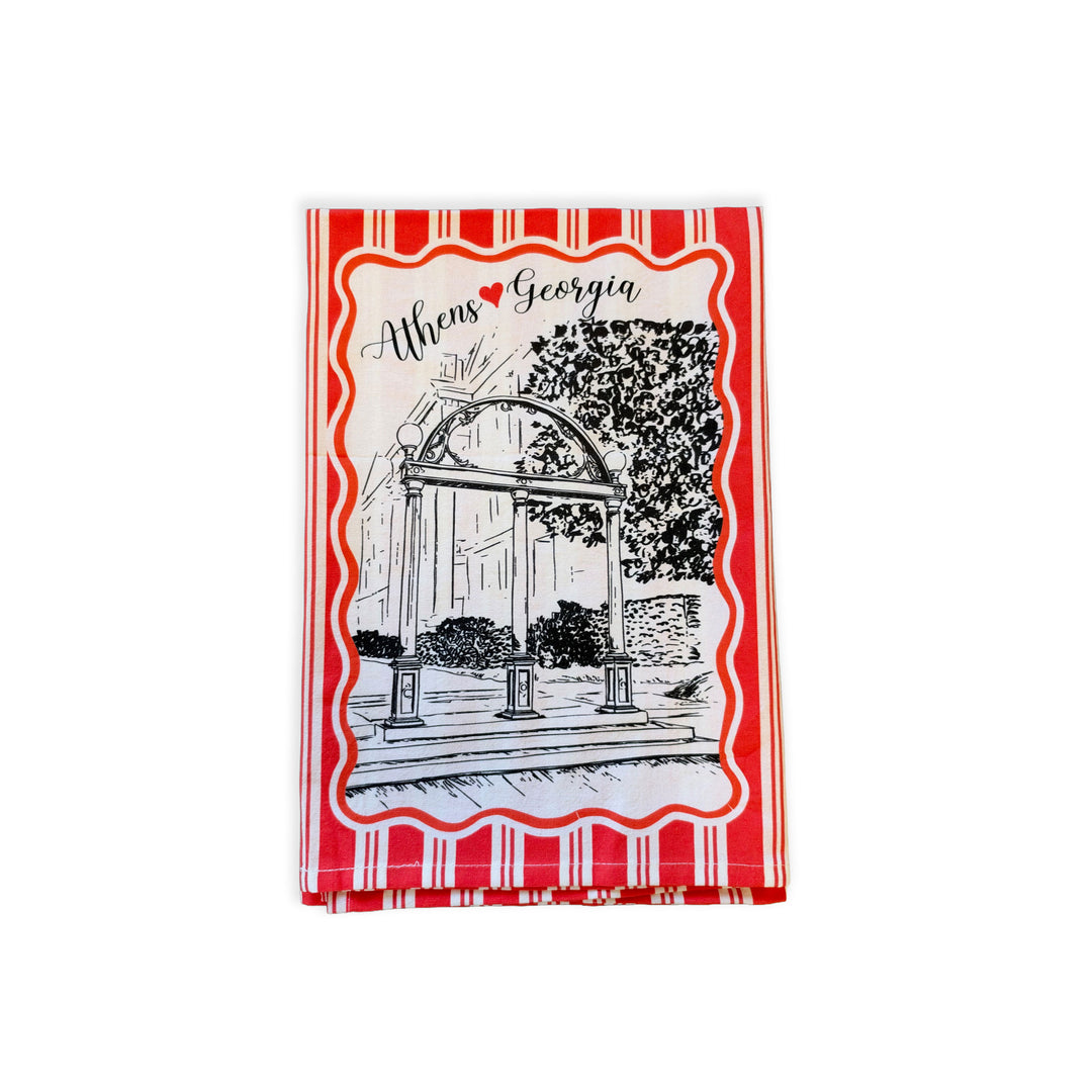 The Arch - Athens Georgia Tea Towel