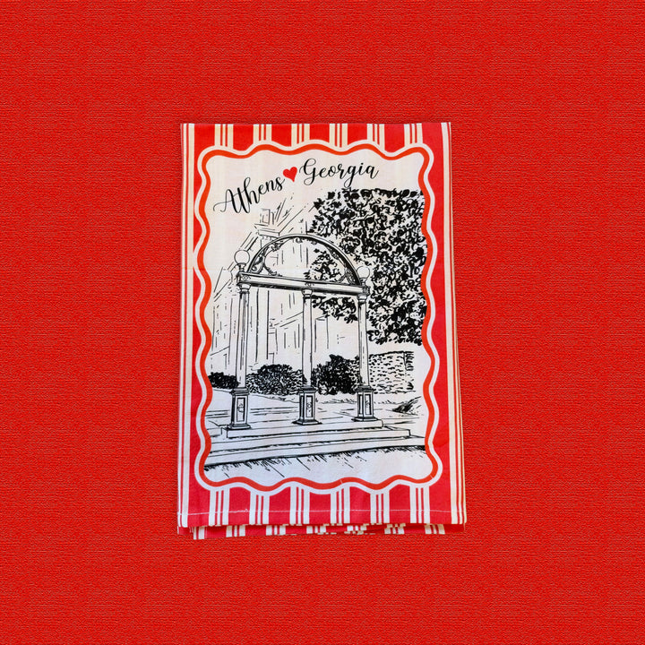 The Arch - Athens Georgia Tea Towel