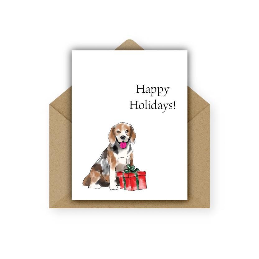 Christmas Card Beagle