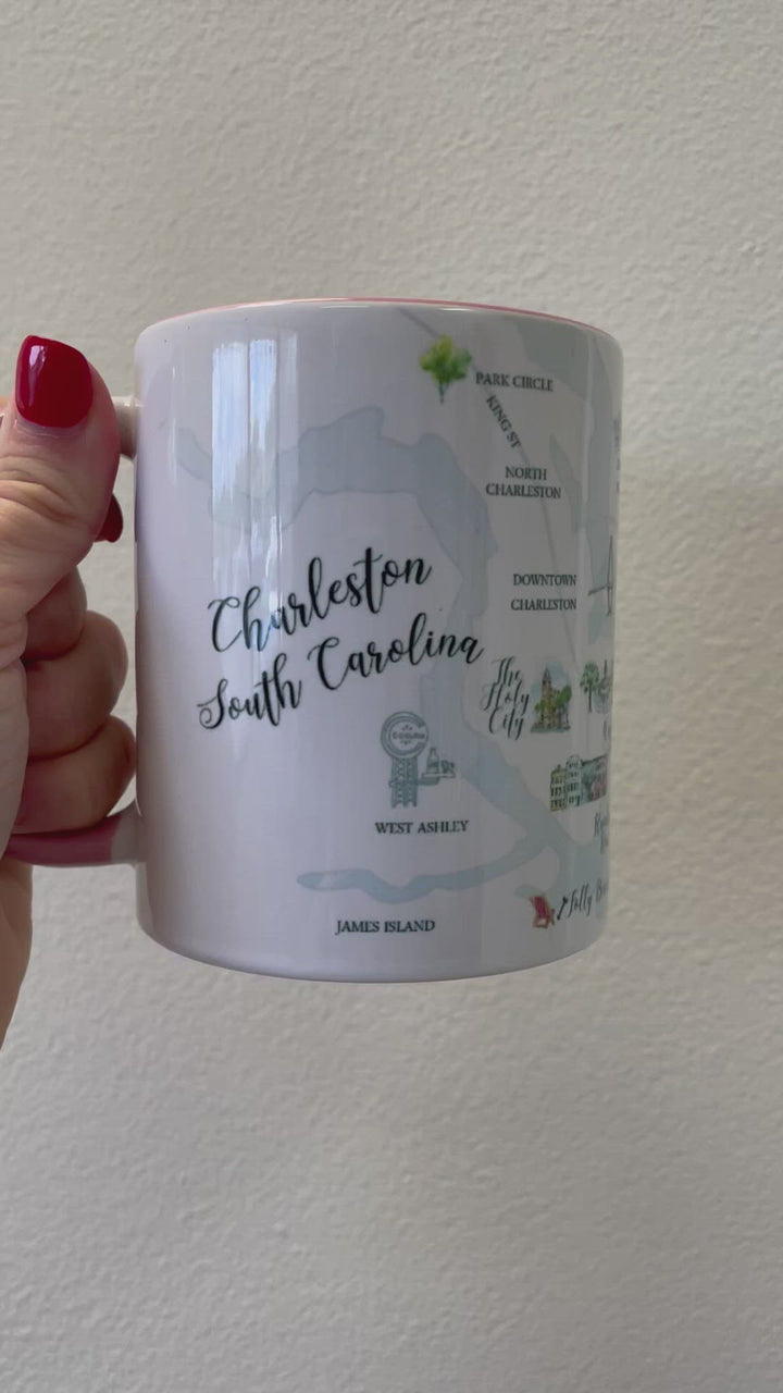 Charleston Map Mug