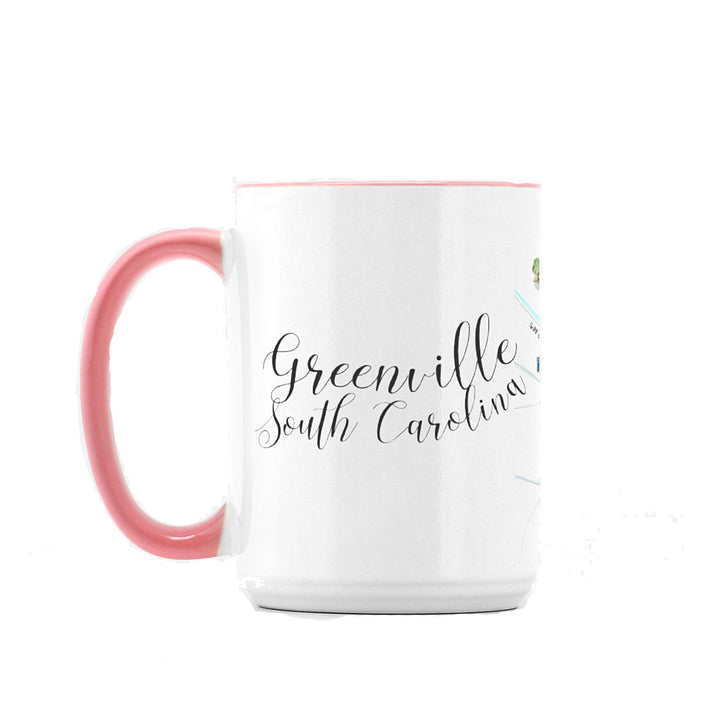 Greenville Map Mug