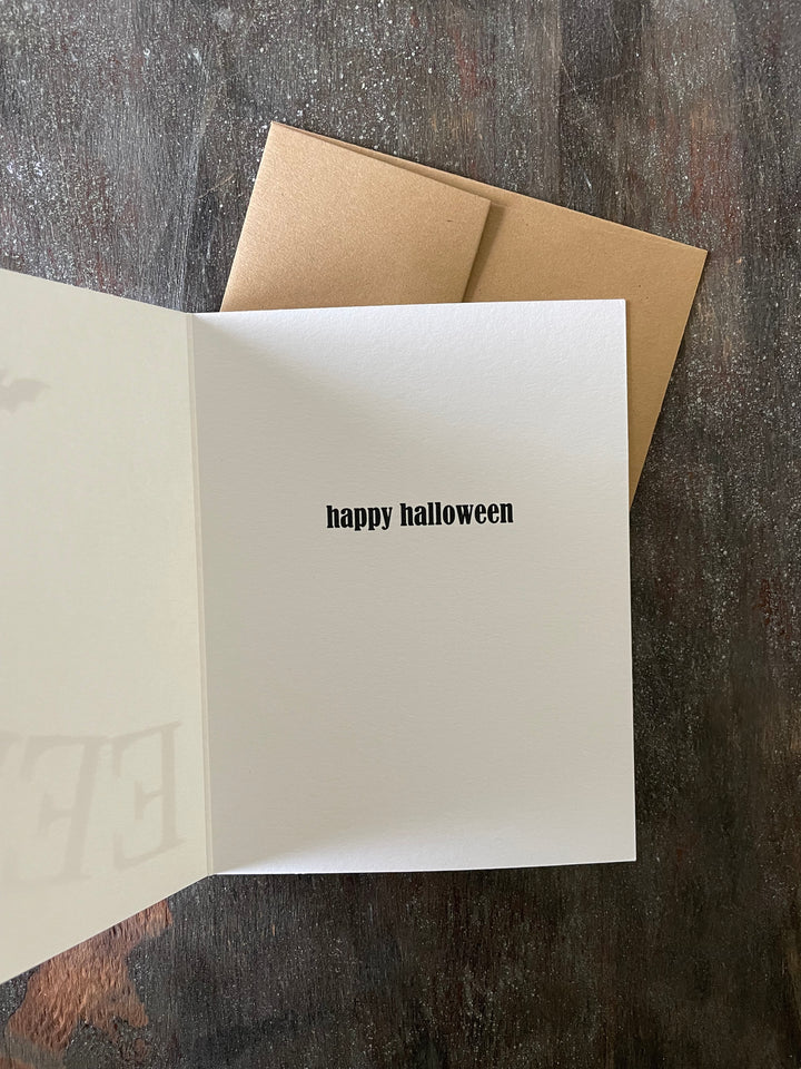 Halloween Foil Card