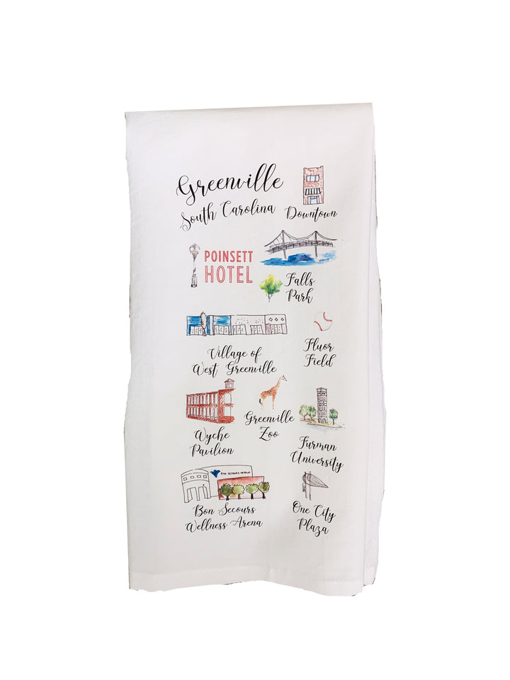 Greenville Tea Towel