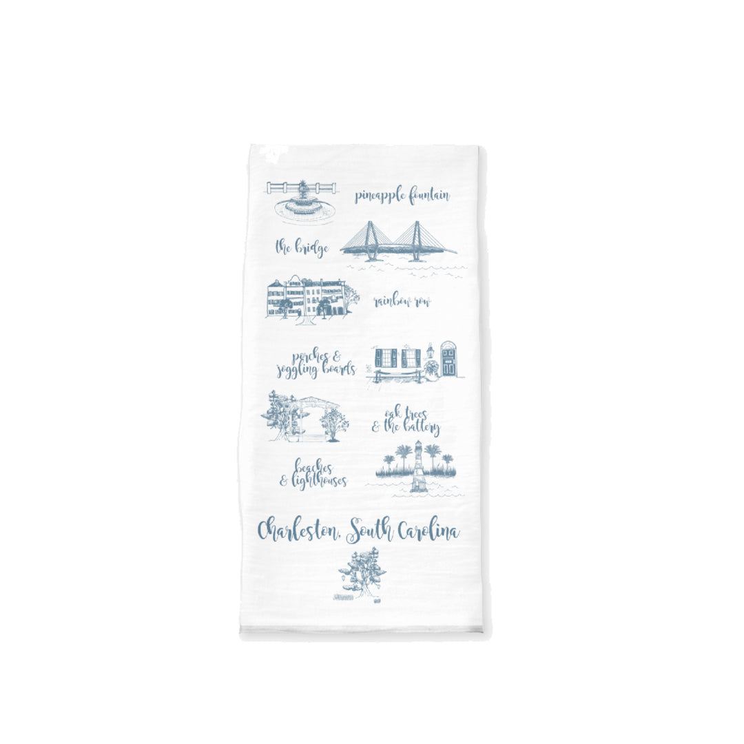 Dodeline Charleston Tea Towel - Thumbnail 2
