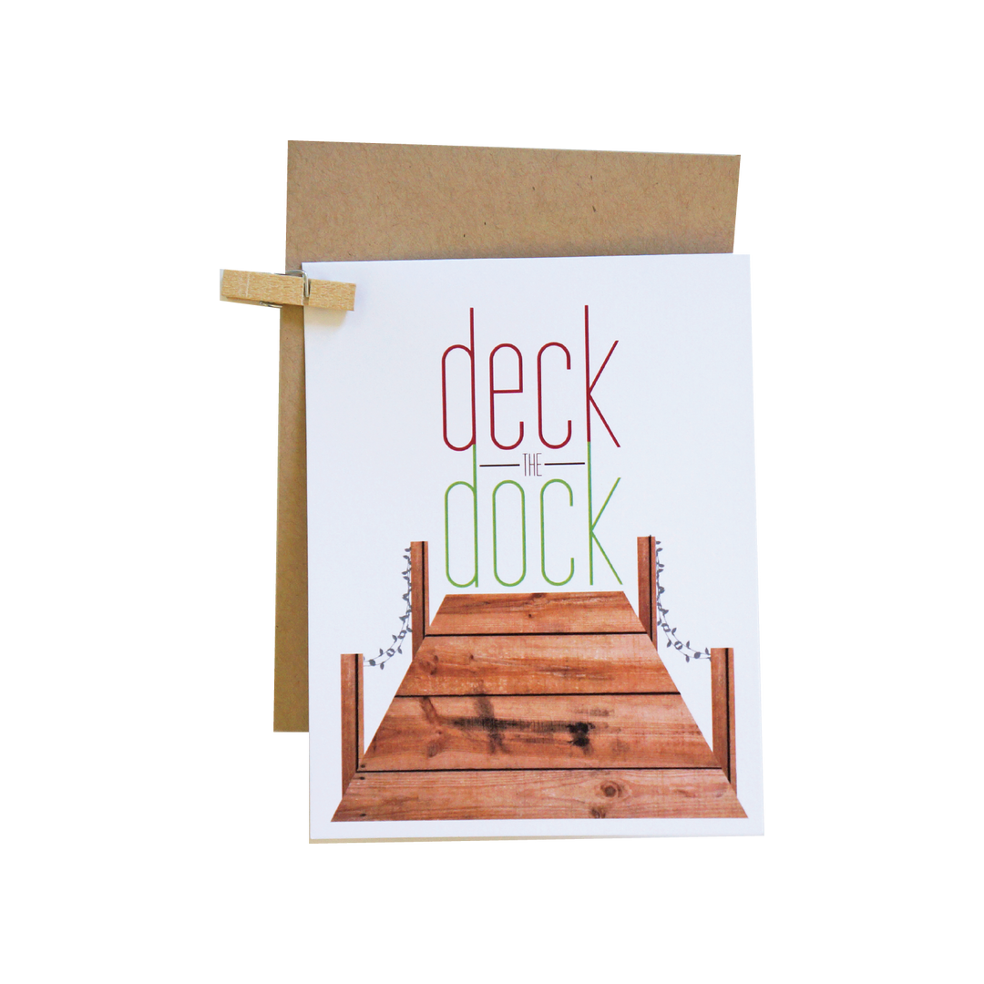 Deck the Dock Holiday Card