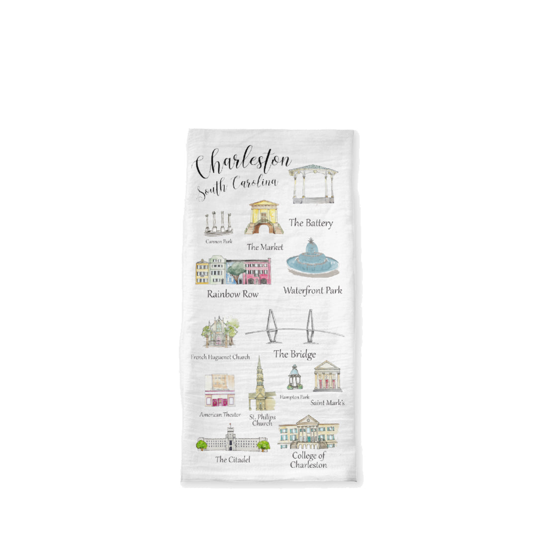 Dodeline Design Charleston Tea Towel - Thumbnail 2