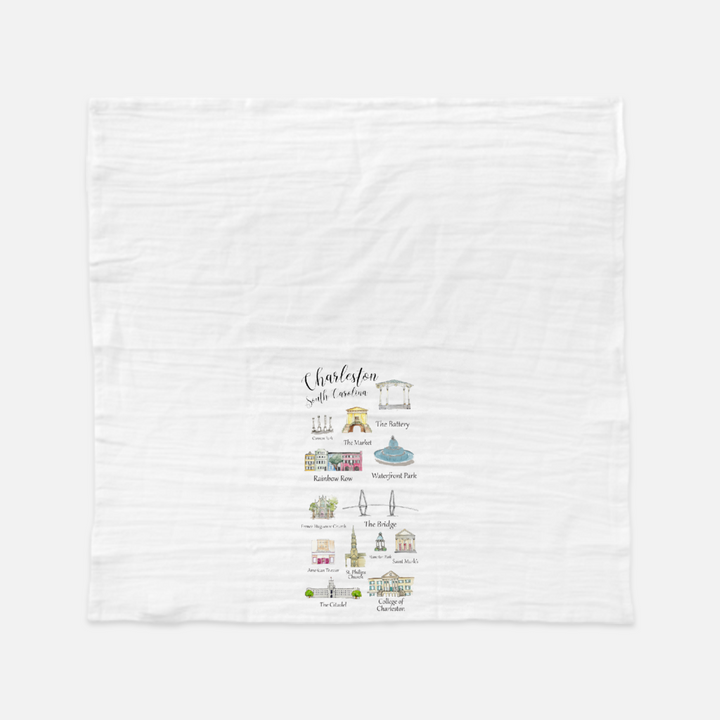 Charleston Tea Towel (Landmarks)