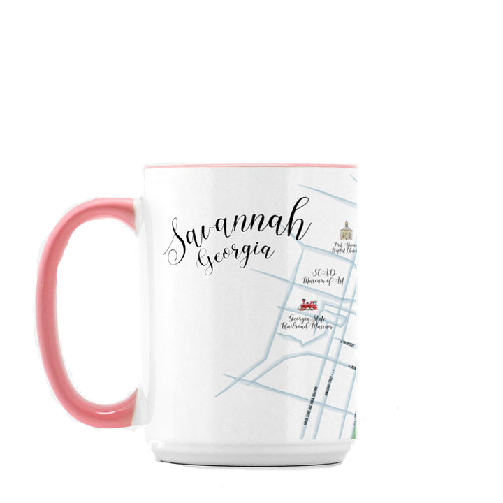 Savannah Map Mug